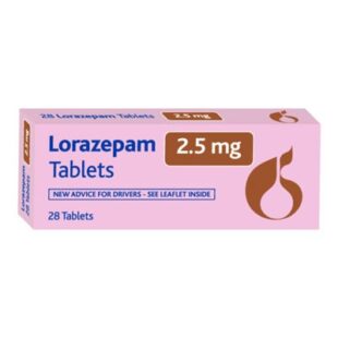 Lorazepam 2.5mg tablets in the uk