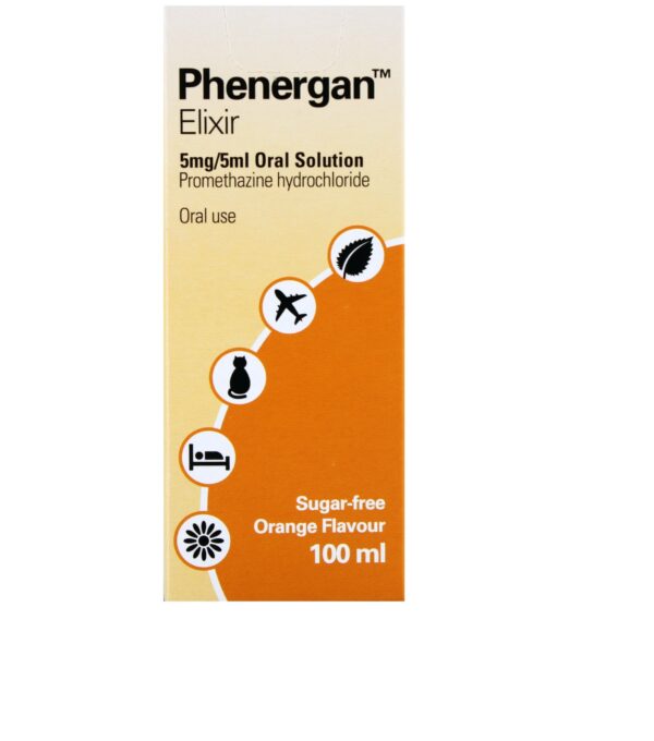 Phenergan Elixir 5mg/5ml Oral Solution 100ml